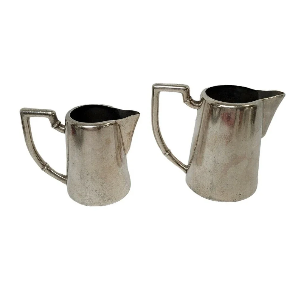 Art Deco MCM Meneses Alpplda Pitcher 2 pc Vintage  #2 #4